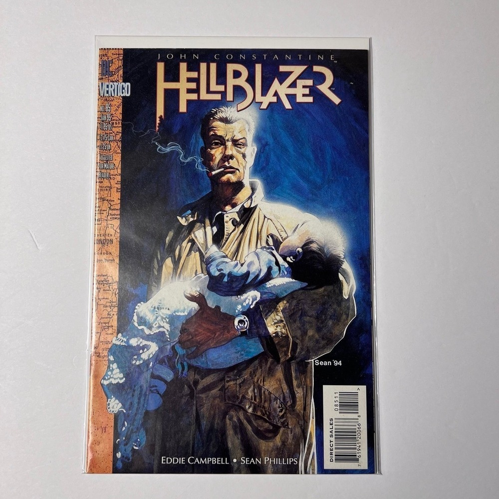 Hellblazer #85‎ (1995) Sean Phillips Cover Eddie Campbell